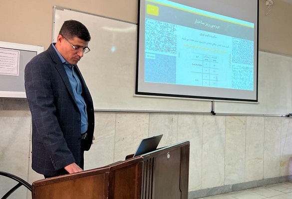 قامت جلسة المناقشة لأول طالب ماجستیر دولي من کلیة التقنیة و الهندسة