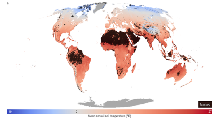 تهیه نقشه جهانی دمای سطح خاک توسط پژوهشگران دانشکده منابع طبیعی نور