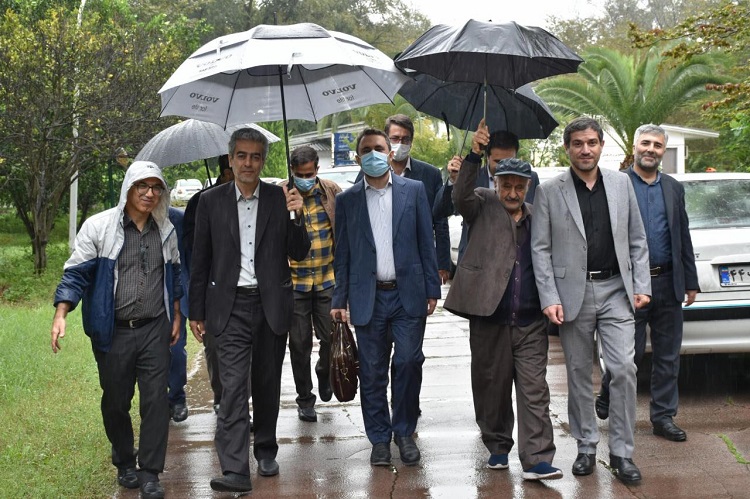 بازدید معاون پژوهش و فناوری دانشگاه از پردیس منابع طبیعی و علوم دریایی نور