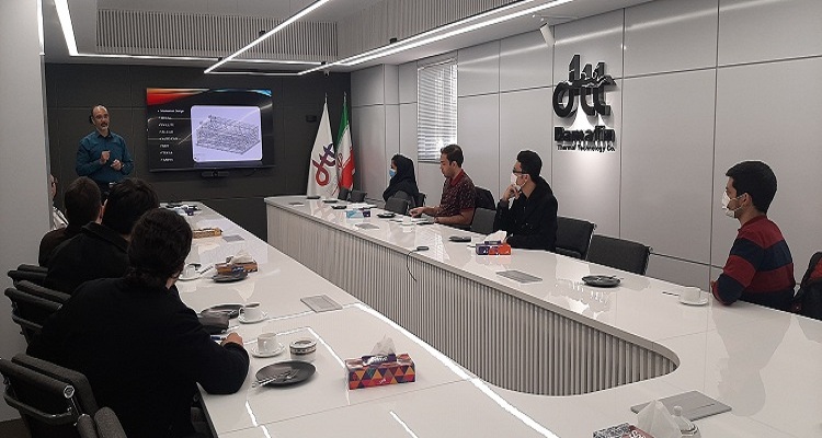 بازدید علمی دانشجویان دانشکده مهندسی مکانیک از شرکت دمافین