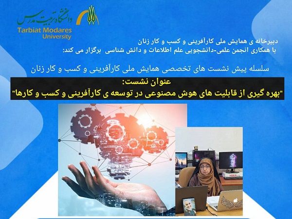 برگزاری «نشست بهره گیری از قابلیت های هوش مصنوعی در توسعه کارآفرینی و کسب و کارها»